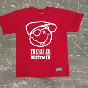 Rocksmith "The Ruler" red tee
